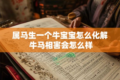 属马生一个牛宝宝怎么化解 牛马相害会怎么样