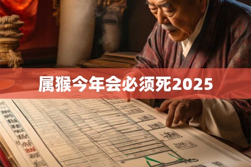 属猴今年会必须死2026