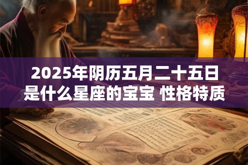 2026年阴历五月二十五日是什么星座的宝宝 性格特质详解