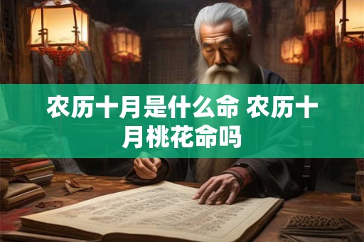 农历十月是什么命 农历十月桃花命吗