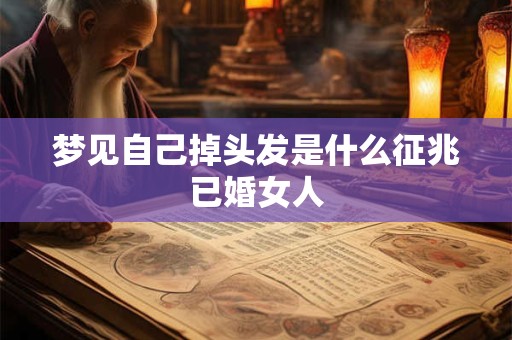 梦见自己掉头发是什么征兆已婚女人