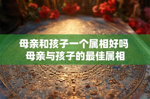 母亲和孩子一个属相好吗 母亲与孩子的最佳属相