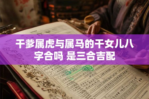 干爹属虎与属马的干女儿八字合吗 是三合吉配