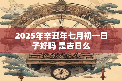 2025年辛丑年七月初一日子好吗 是吉日么 2025年辛丑年七月初一日子好吗 是吉日么