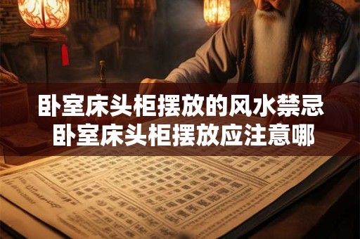 卧室床头柜摆放的风水禁忌 卧室床头柜摆放应注意哪些禁忌
