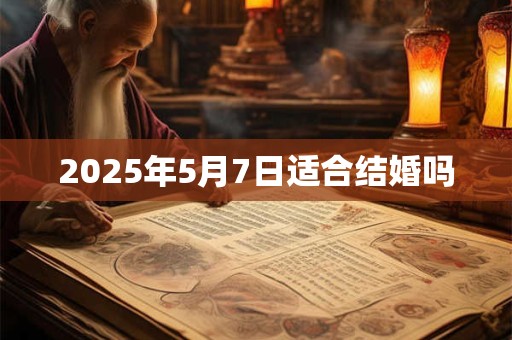 2025年5月7日适合结婚吗