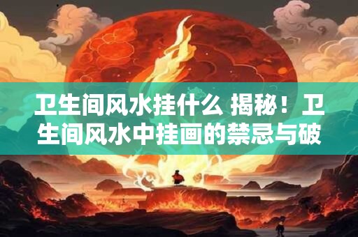 卫生间风水挂什么 揭秘！卫生间风水中挂画的禁忌与破解方法