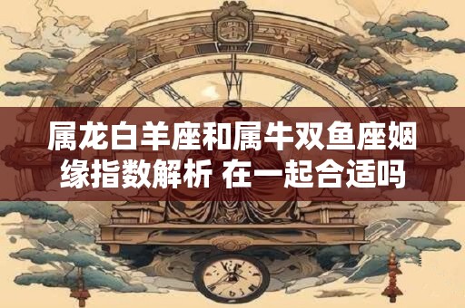 属龙白羊座和属牛双鱼座姻缘指数解析 在一起合适吗