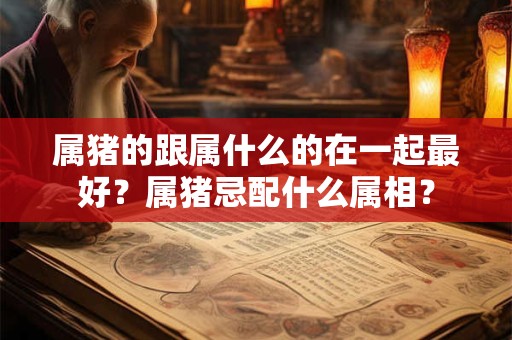属猪的跟属什么的在一起最好？属猪忌配什么属相？