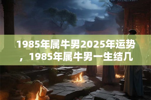 1985年属牛男2025年运势，1985年属牛男一生结几次婚？