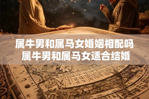 属牛男和属马女婚姻相配吗 属牛男和属马女适合结婚吗