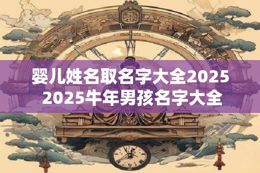 婴儿姓名取名字大全2025 2025牛年男孩名字大全