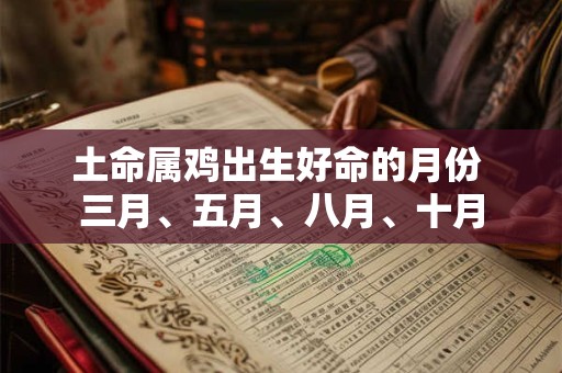 土命属鸡出生好命的月份 三月、五月、八月、十月