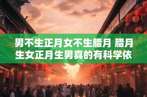男不生正月女不生腊月 腊月生女正月生男真的有科学依据吗