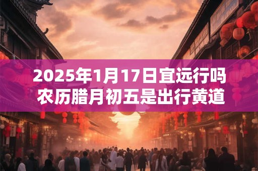 2025年1月17日宜远行吗 农历腊月初五是出行黄道吉日吗
