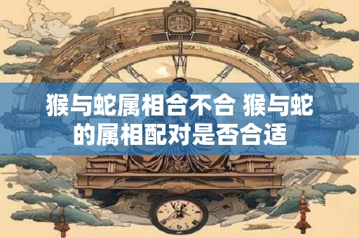 猴与蛇属相合不合 猴与蛇的属相配对是否合适