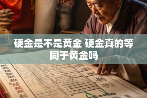 硬金是不是黄金 硬金真的等同于黄金吗