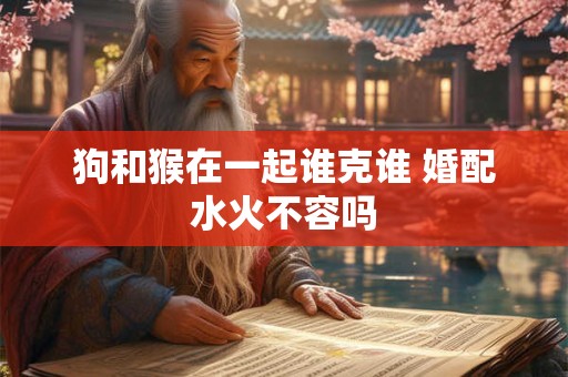 狗和猴在一起谁克谁 婚配水火不容吗