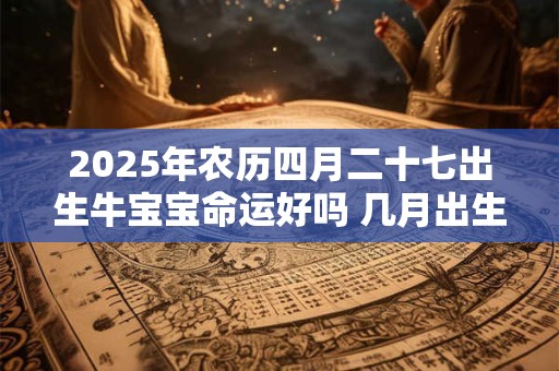 2026年农历四月二十七出生牛宝宝命运好吗 几月出生最好 2026年农历四月二十七出生牛宝宝命运好吗 几月出生最好