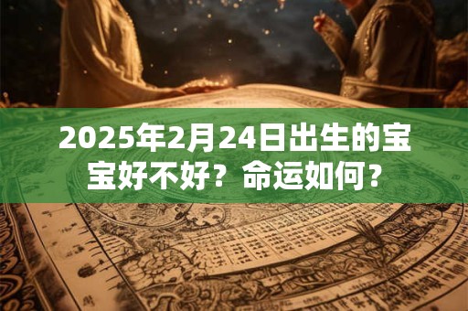 2025年2月24日出生的宝宝好不好？命运如何？