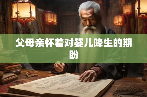 父母亲怀着对婴儿降生的期盼