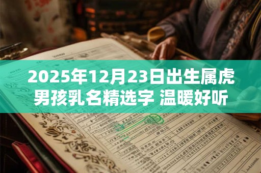 2025年12月23日出生属虎男孩乳名精选字 温暖好听的乳名