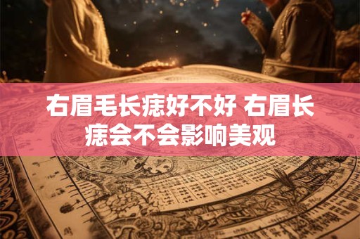 右眉毛长痣好不好 右眉长痣会不会影响美观