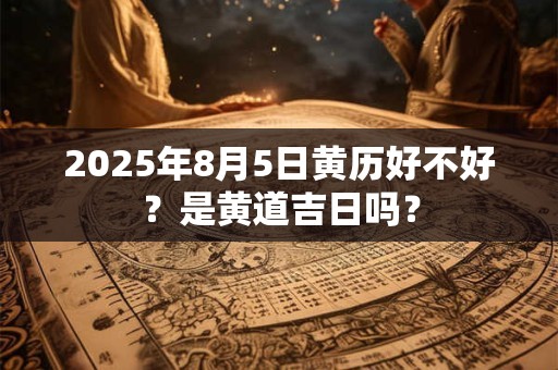 2025年8月5日黄历好不好?是黄道吉日吗? 2025年8月5日黄历好不好?是黄道吉日吗?