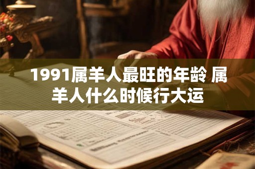 1991属羊人最旺的年龄 属羊人什么时候行大运