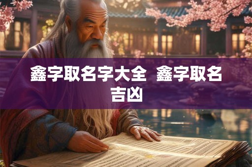 鑫字取名字大全  鑫字取名吉凶