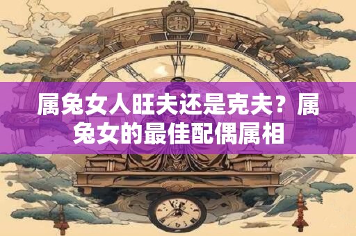 属兔女人旺夫还是克夫？属兔女的最佳配偶属相