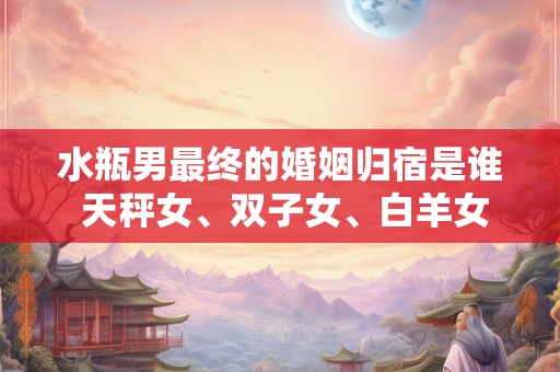 水瓶男最终的婚姻归宿是谁 天秤女、双子女、白羊女