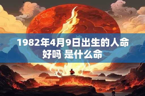 1982年4月9日出生的人命好吗 是什么命