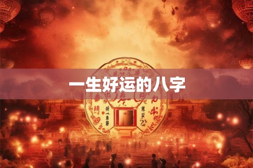 一生好运的八字
