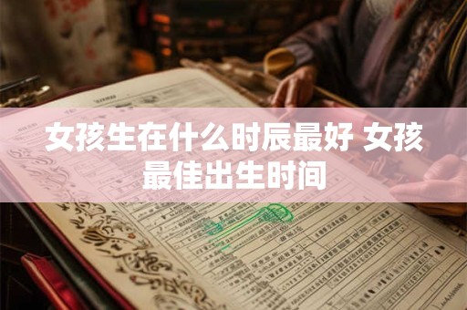 女孩生在什么时辰最好 女孩最佳出生时间