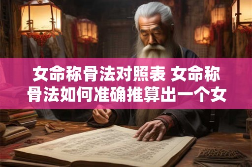 女命称骨法对照表 女命称骨法如何准确推算出一个女性的命运