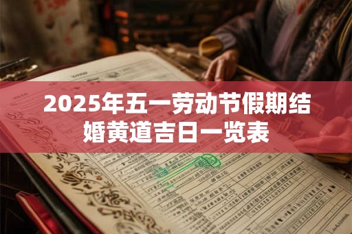 2025年五一劳动节假期结婚黄道吉日一览表