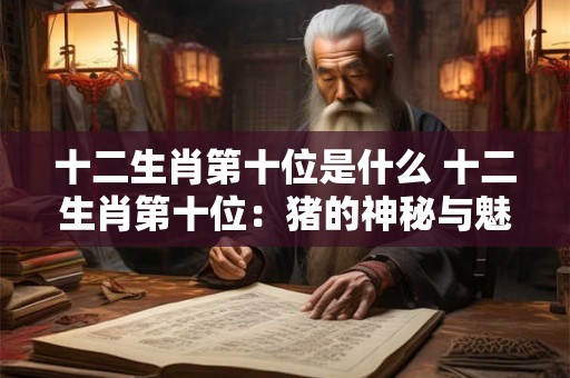 十二生肖第十位是什么 十二生肖第十位：猪的神秘与魅力