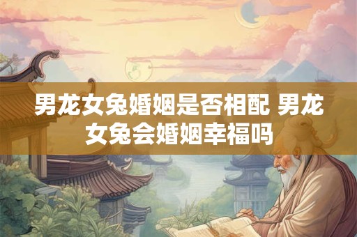 男龙女兔婚姻是否相配 男龙女兔会婚姻幸福吗