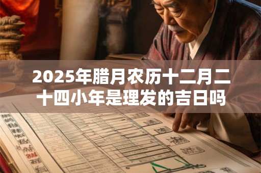 2026年腊月农历十二月二十四小年是理发的吉日吗