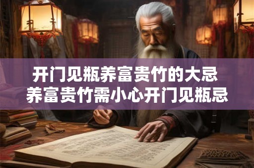 开门见瓶养富贵竹的大忌 养富贵竹需小心开门见瓶忌避