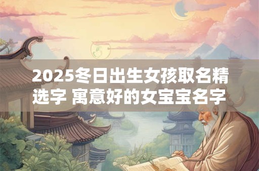 2025冬日出生女孩取名精选字 寓意好的女宝宝名字