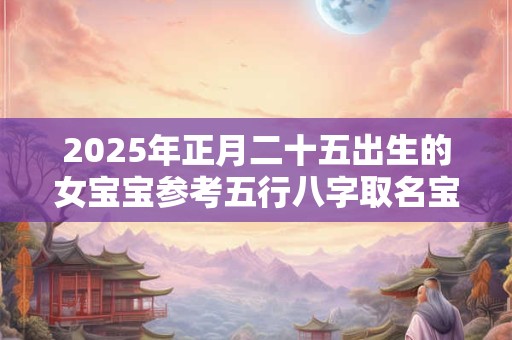 2025年正月二十五出生的女宝宝参考五行八字取名宝典