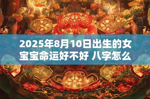 2025年8月10日出生的女宝宝命运好不好 八字怎么样