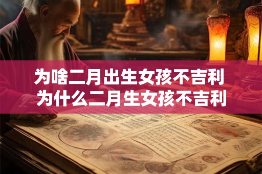 为啥二月出生女孩不吉利 为什么二月生女孩不吉利