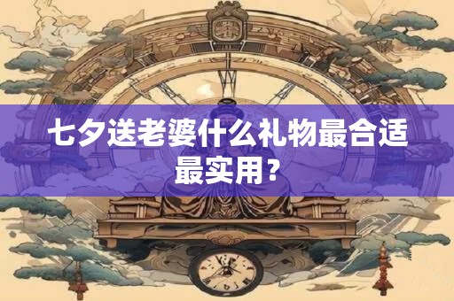 七夕送老婆什么礼物最合适最实用？
