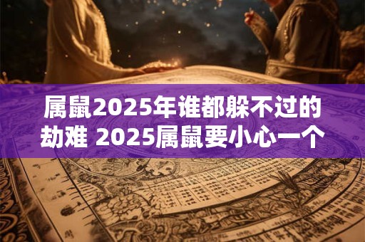 属鼠2025年谁都躲不过的劫难 2025属鼠要小心一个人 属鼠2025年谁都躲不过的劫难 2025属鼠要小心一个人