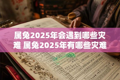 属兔2025年会遇到哪些灾难 属兔2025年有哪些灾难