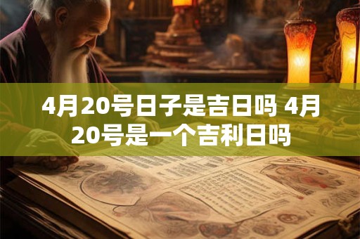 4月20号日子是吉日吗 4月20号是一个吉利日吗