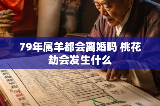 79年属羊都会离婚吗 桃花劫会发生什么